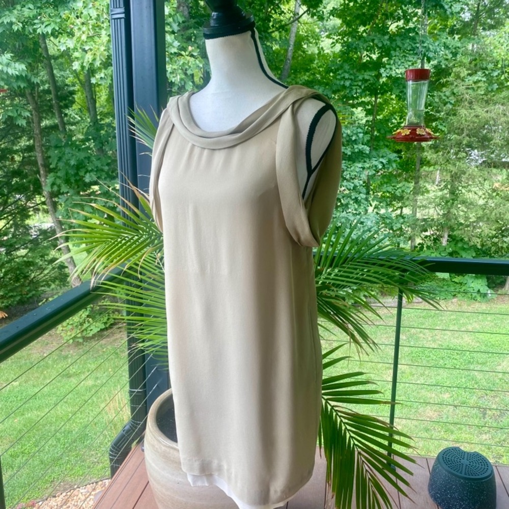 ☀️ Phillip Lim Beige dress , 100% Silk ! Size 4